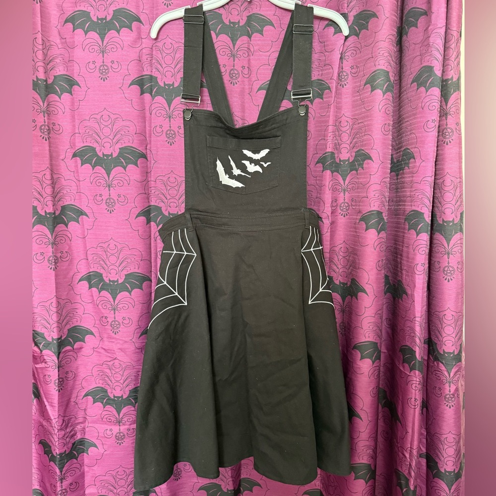 HellBunny Miss Muffet Pinafore Dress